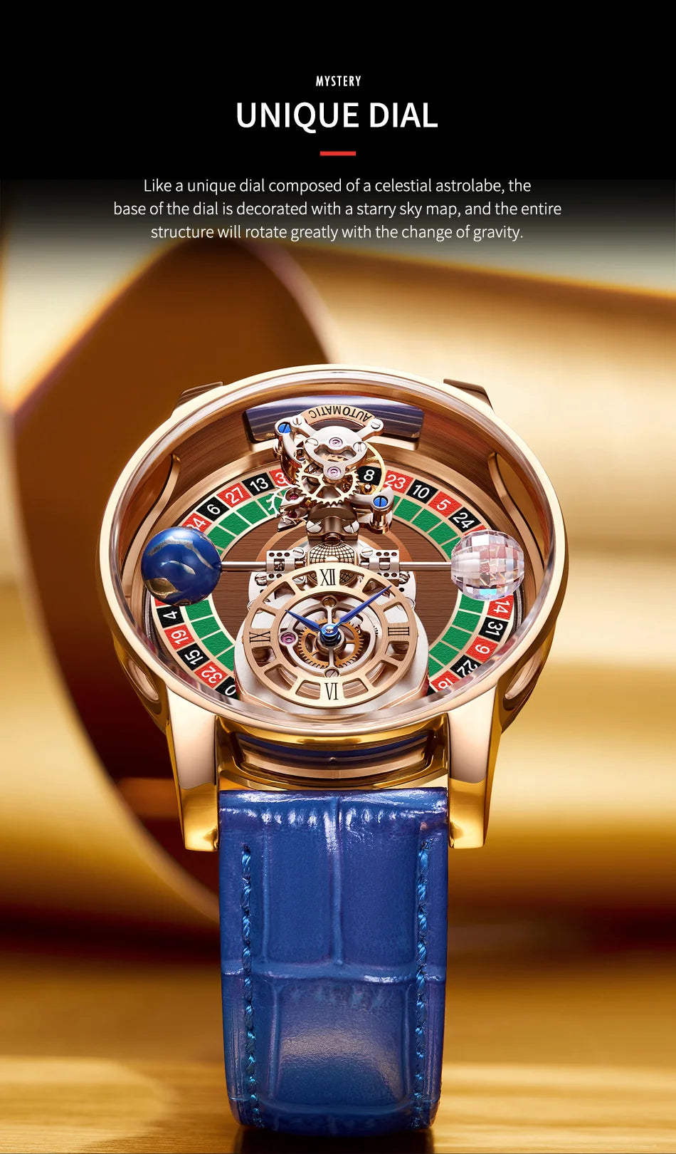 Celestial Roulette Men's Luxury Watch