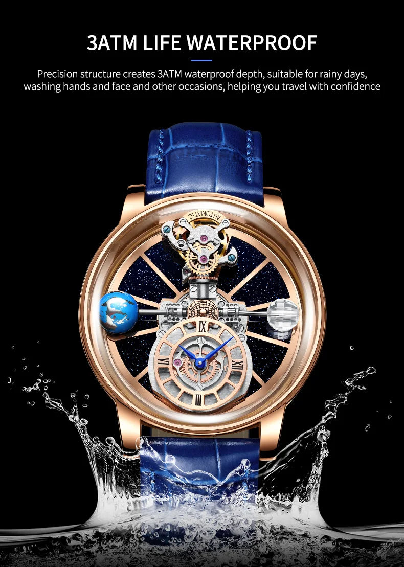 Galactic Pioneer Chronograph Tourbillon Luxury Watch