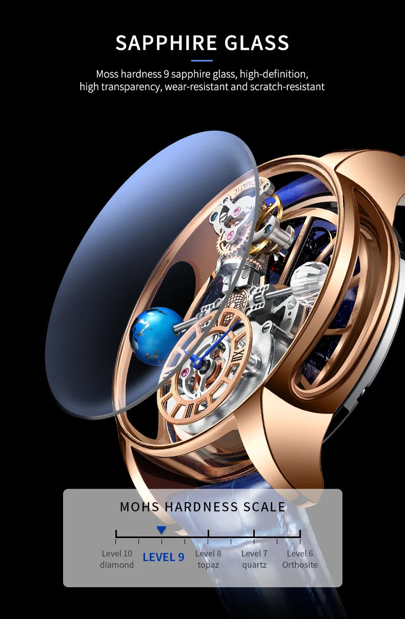 Galactic Pioneer Chronograph Tourbillon Luxury Watch