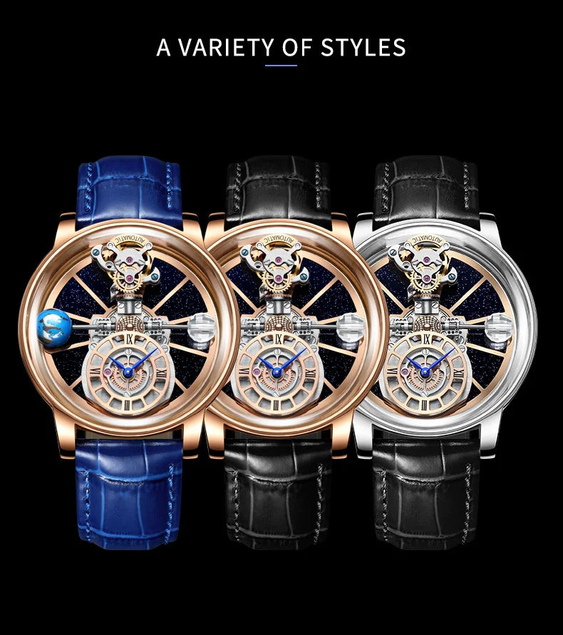 Galactic Pioneer Chronograph Tourbillon Luxury Watch