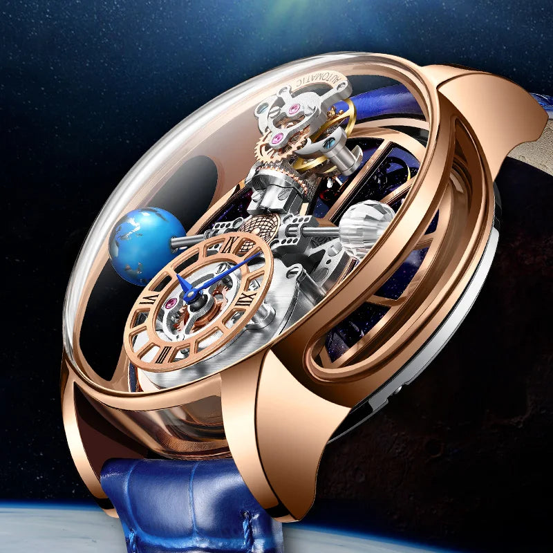 Galactic Pioneer Chronograph Tourbillon Luxury Watch