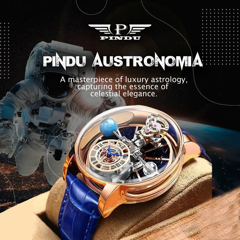 Galactic Pioneer Chronograph Tourbillon Luxury Watch