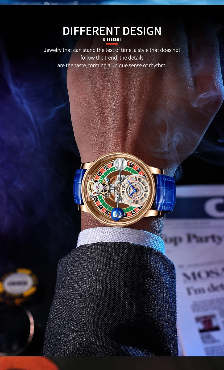 Celestial Roulette Men's Luxury Watch