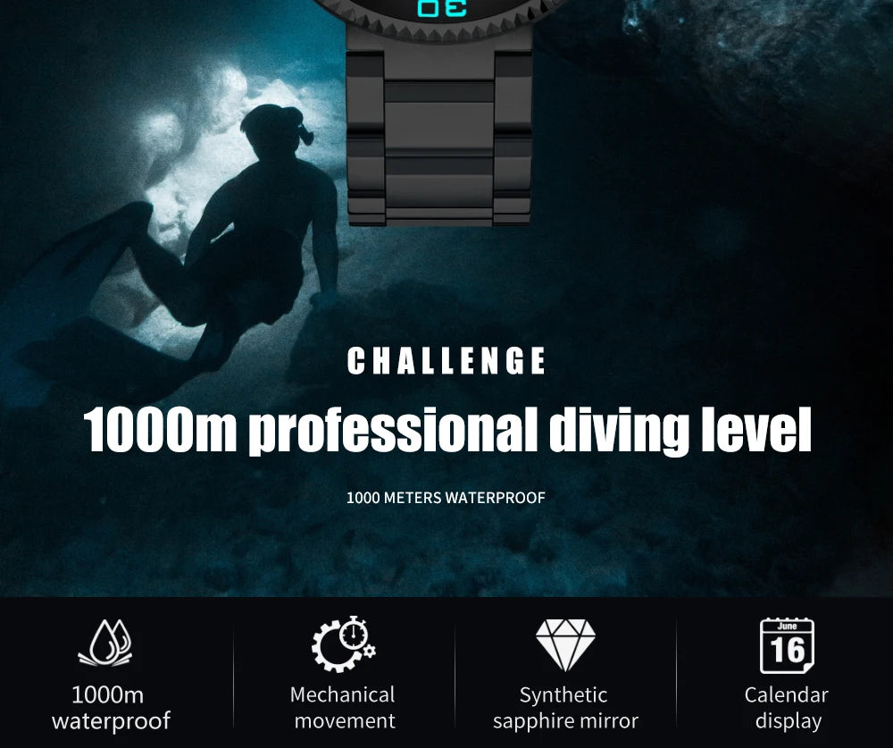 Abyssal Diver – 1000M Automatic Edition