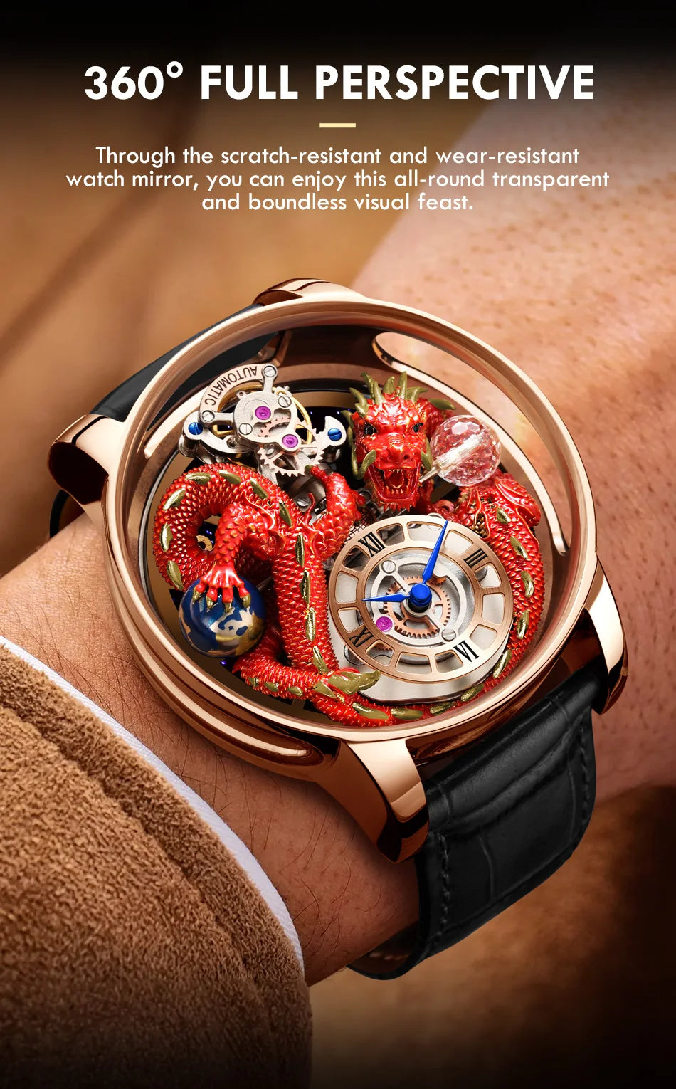 Reloj automático Superior Dragon: edición de prestigio